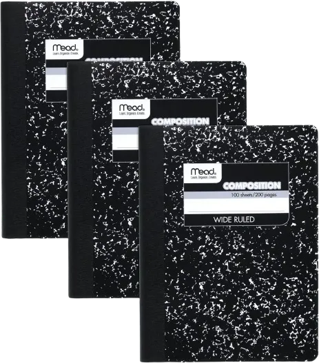 Mead Composition Notebooks, 3 Pack